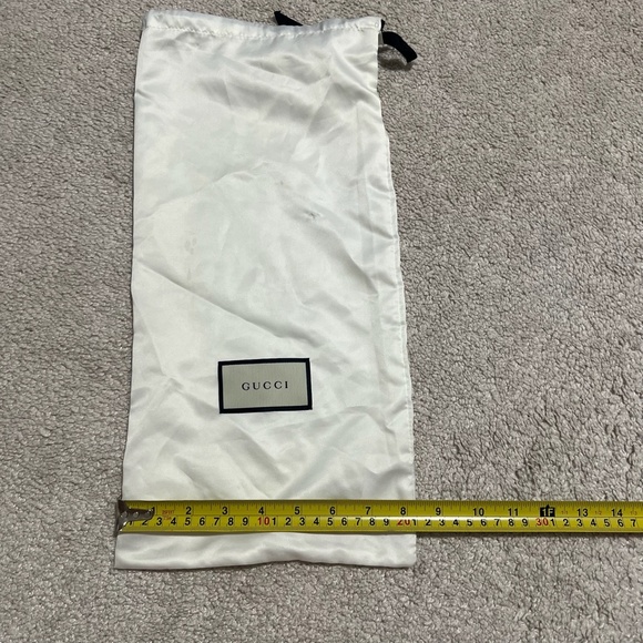 Set of 2 Gucci logo white black dust bag storage decoration - Picture 15 of 16